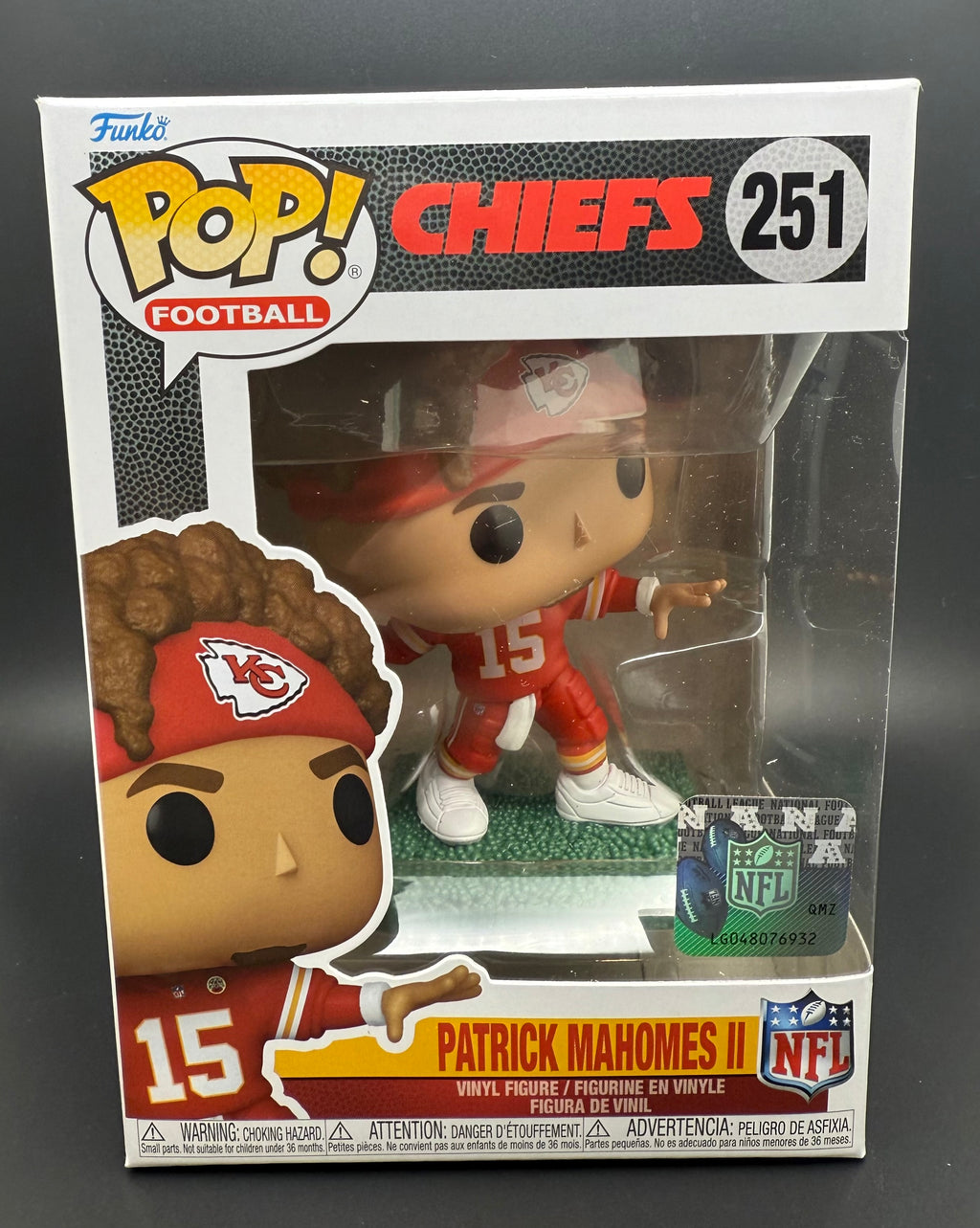 Patrick Mahomes II Funko Pop! #251 - Kansas City Chiefs NFL - NEW