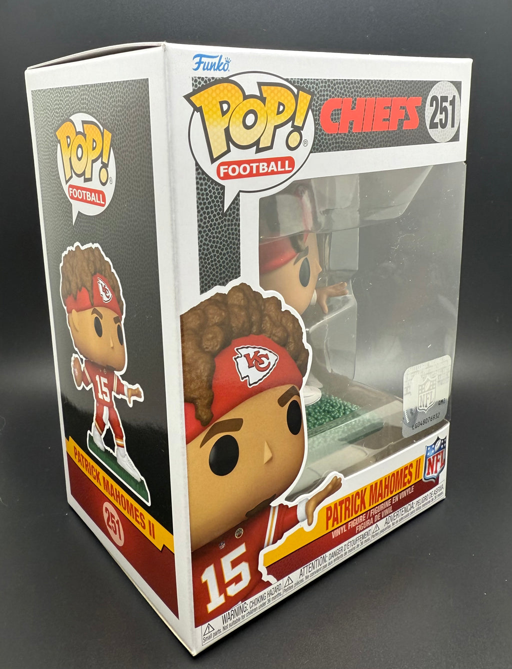 Patrick Mahomes II Funko Pop! #251 - Kansas City Chiefs NFL - NEW