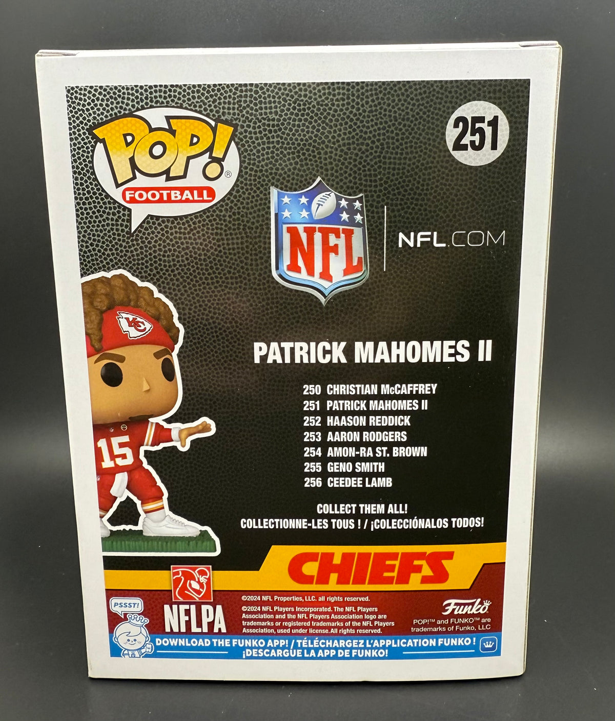 Patrick Mahomes II Funko Pop! #251 - Kansas City Chiefs NFL - NEW