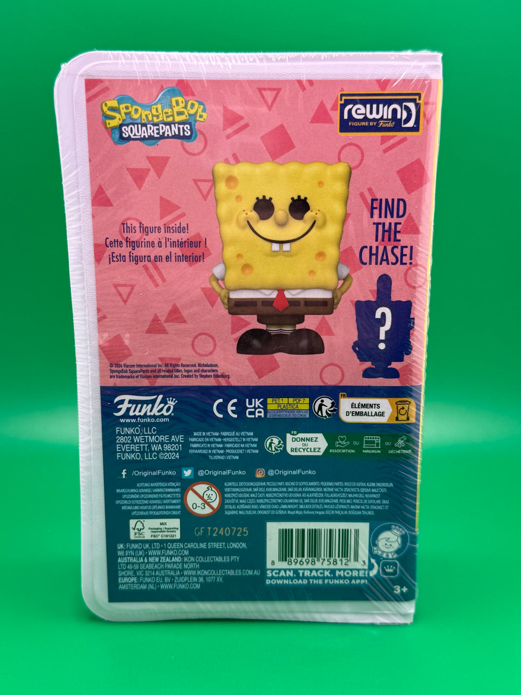 SpongeBob SquarePants - SEALED CASE - CHASE Funko Rewind - NEW