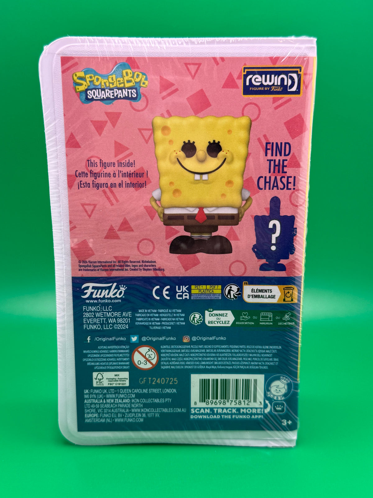 SpongeBob SquarePants - SEALED CASE - CHASE Funko Rewind - NEW