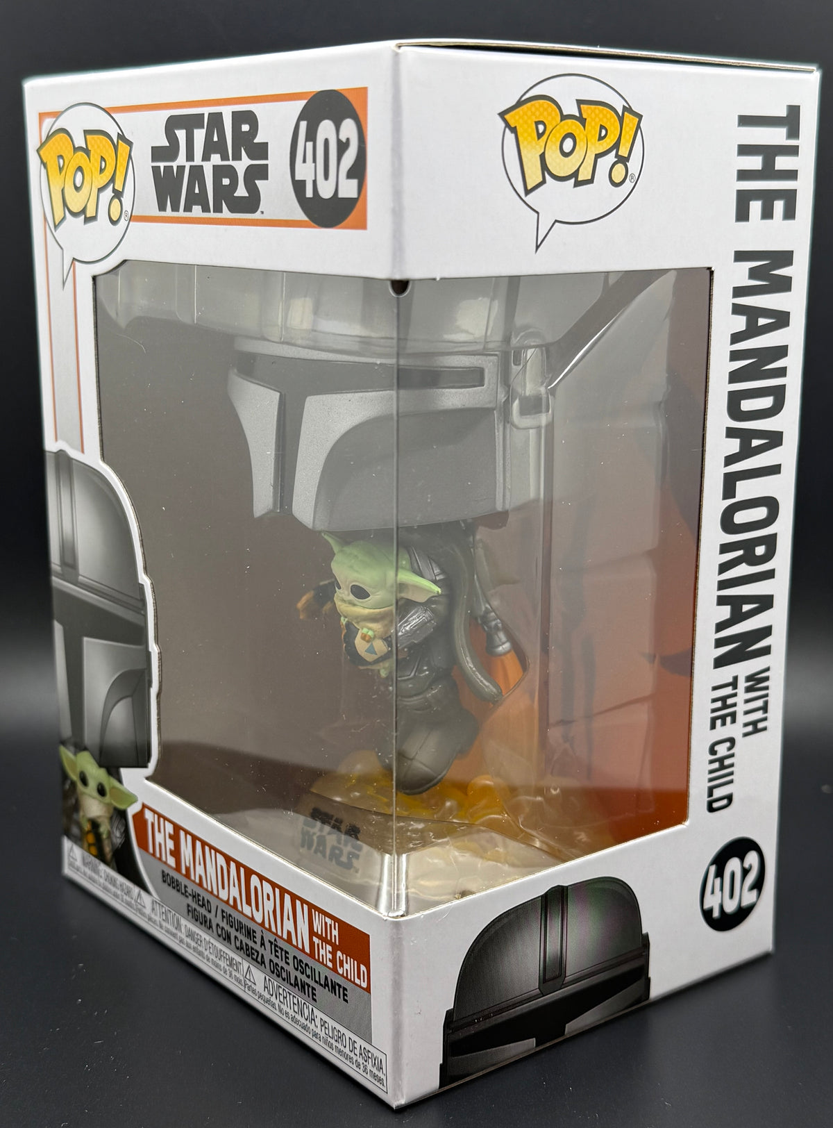 Funko POP! Star Wars: The Mandalorian - Mando Flying with Jet Pack - NEW