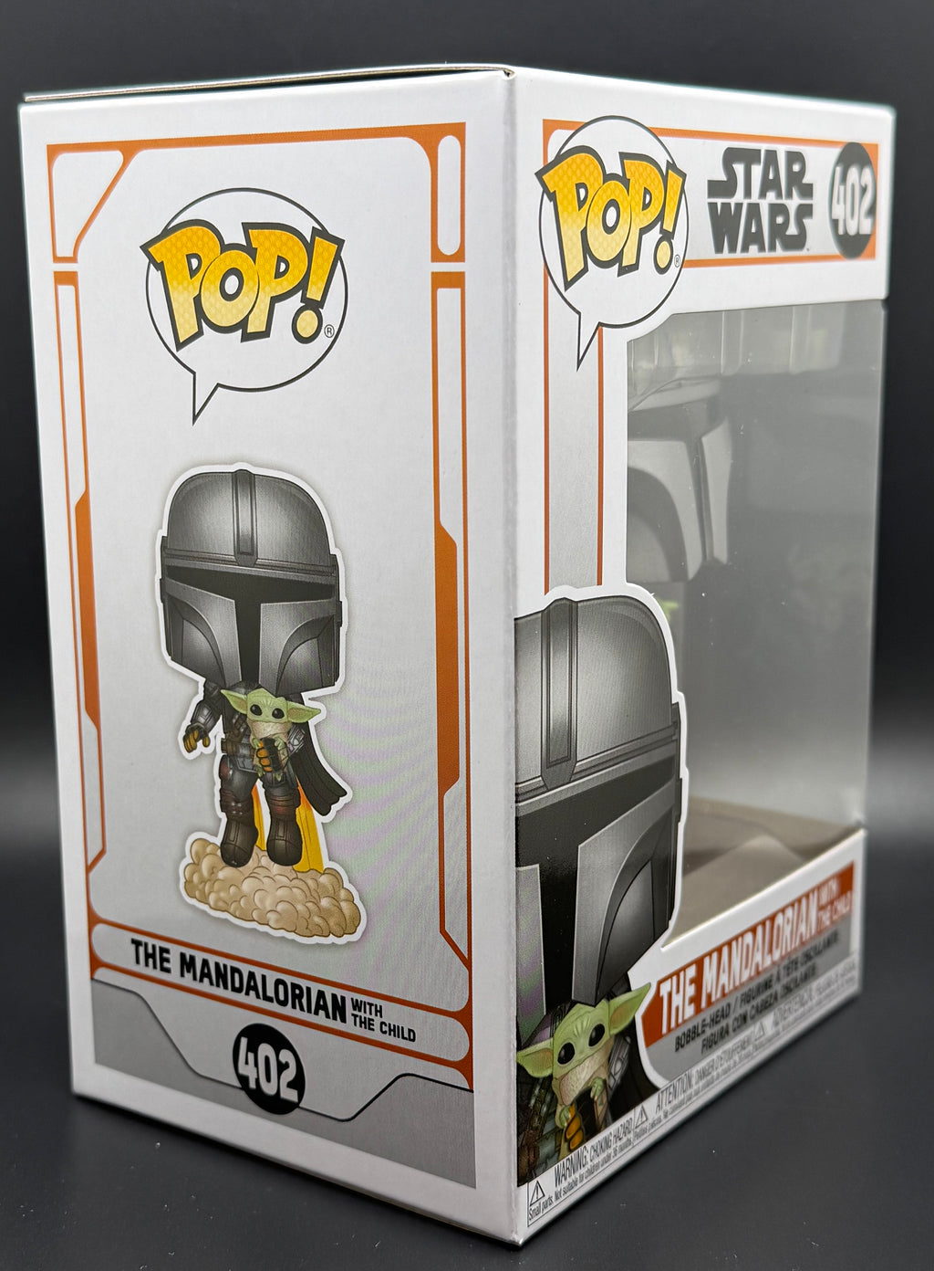 Funko POP! Star Wars: The Mandalorian - Mando Flying with Jet Pack - NEW